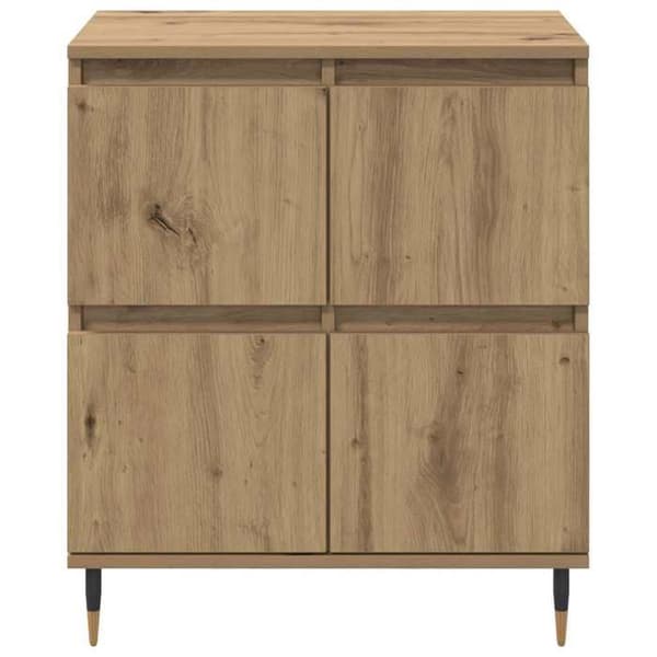 Buffet - EKSKLUSIVT HUS - Håndlavet eg - 60x35x70 cm - Spånplader - Stort opbevaring Ek