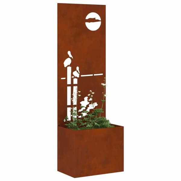 Maison Exclusive - Have skærm i rusten 50 x 32 x 150 cm