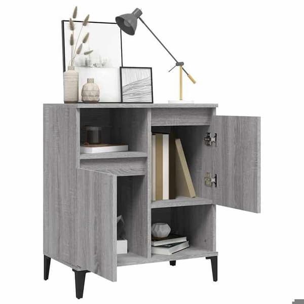 Maison Exclusive - Buffet Sonoma grå 60x35x70 cm Ingenjörsträ