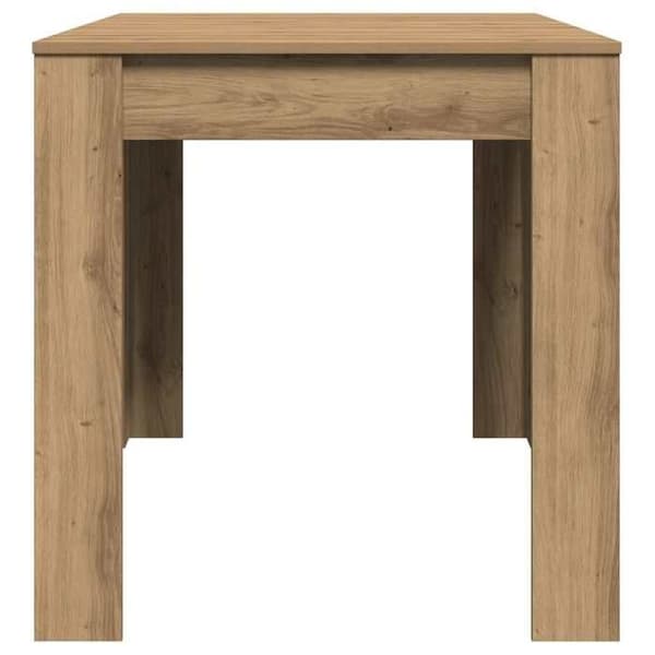 Matbord - EXKLUSIV HEM - Hantverksmässig ek - 140x74,5x76 cm - Ingenjörsträ - Lättskött