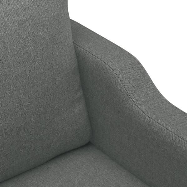Maison Exclusive - Tummanharmaa nojatuoli 60 cm Kangas