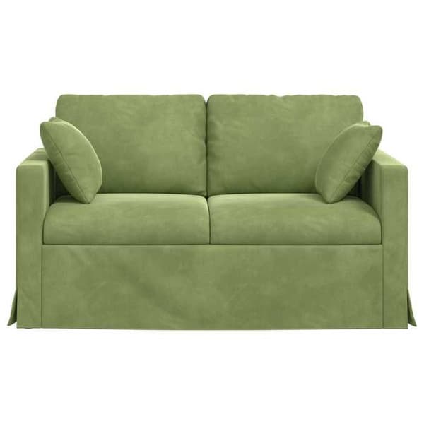 Maison Exclusive - Soffa Ljusgrön 138 x 78 x 80 cm Sammet