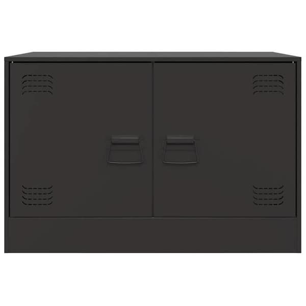 Maison Exclusive - TV-møbler 2 stk sort 67x39x44 cm stål