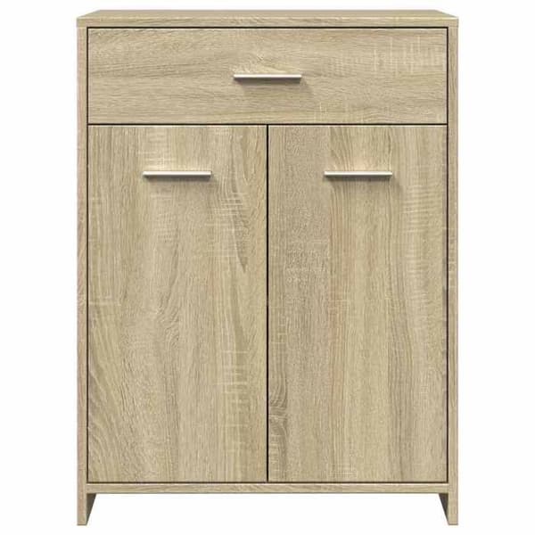 Maison Exclusive - Badeværelsesskab Eg Sonoma 60x33x80 cm Agglomereret
