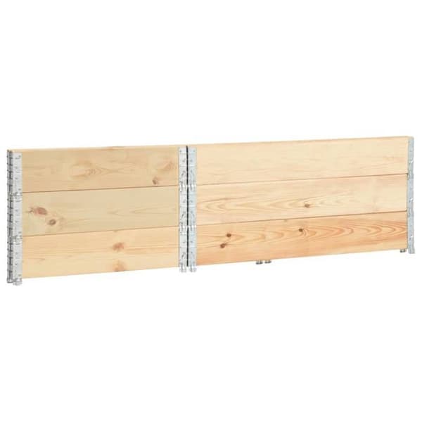 Maison Exclusive - Hævede plantekasser 3 stk 100x150 cm Solid fyrretræ