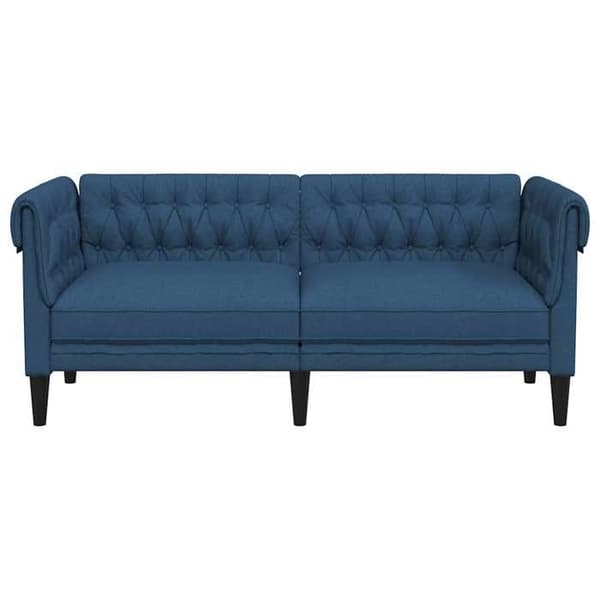 Maison Exclusive - Chesterfield 2-personers sofa blå stof
