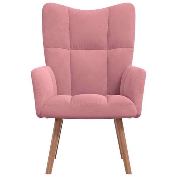 Maison Exclusive - Relax stol i rosa velour