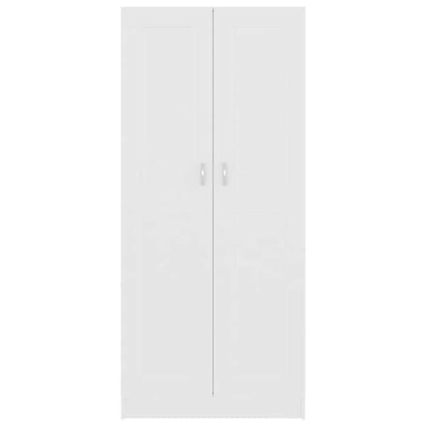 Maison Exclusive - Bibliotek Vit 82,5x30,5x185,5 cm Ingenjörsträ