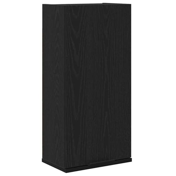 Maison Exclusive - Vægskab Sort Eg 32x20x67 cm Ingeniørtræ