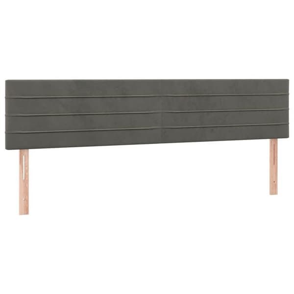 Maison Exclusive - Sänkylaatikko ja harmaa samettimatrassi 200x200cm