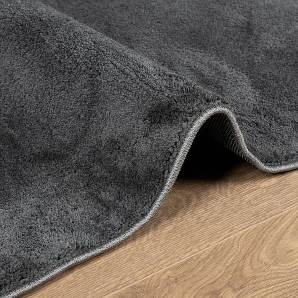 Tæppe - EKSKLUSIVT HUS - OVIEDO - 240x340 cm - Polyester - Antracit antracit