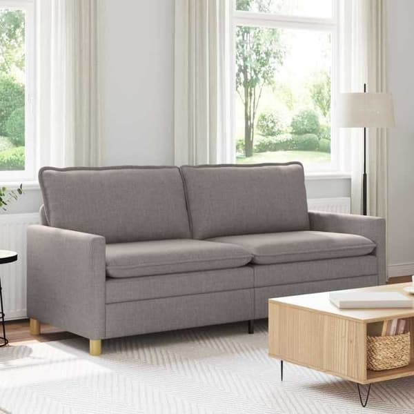 Maison Exclusive - Taupe Sofa 196 x 81 x 87,5 cm Stof
