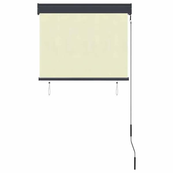 Maison Exclusive - Ulkokäyttöön tarkoitettu rullakauppa 80 x 250 cm Kermansävy Grädde