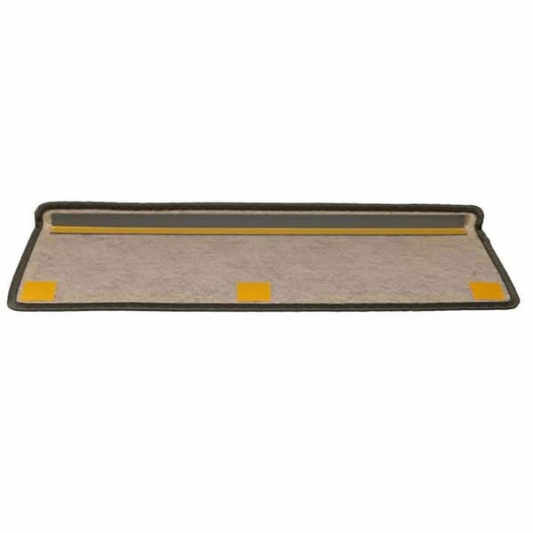 Maison Exclusive - Selvklæbende trappetæpper 15 stk 65x21x4 cm Grå og beige