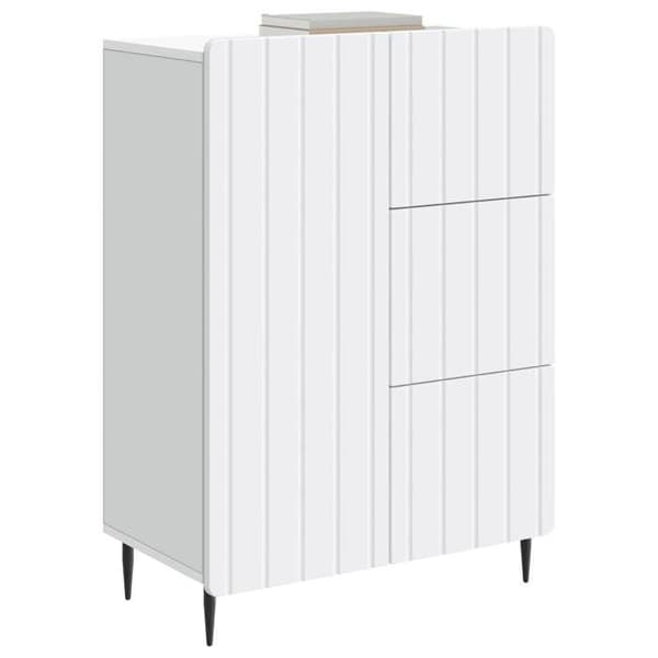 Buffet - EKSKLUSIVT HUS - 66 x 34,5 x 91,5 cm - Hvid - Ingeniørtræ - Moderne Vit