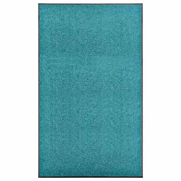 Maison Exclusive - Vaskbar dørmåtte Cyan 90x150 cm