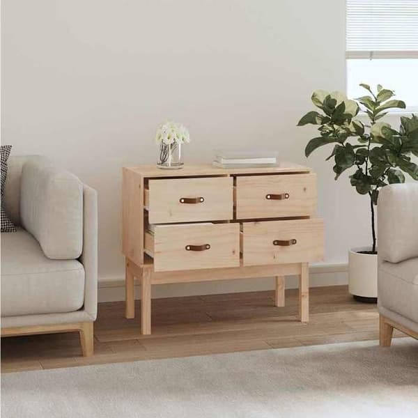 Maison Exclusive - Konsolskab 90x40x78 cm Solid fyrretræ