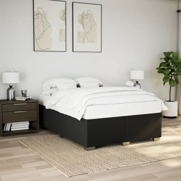 Seng med madras - Eksklusiv Hus - 140x200 cm - Sort - Maksimal afslapning