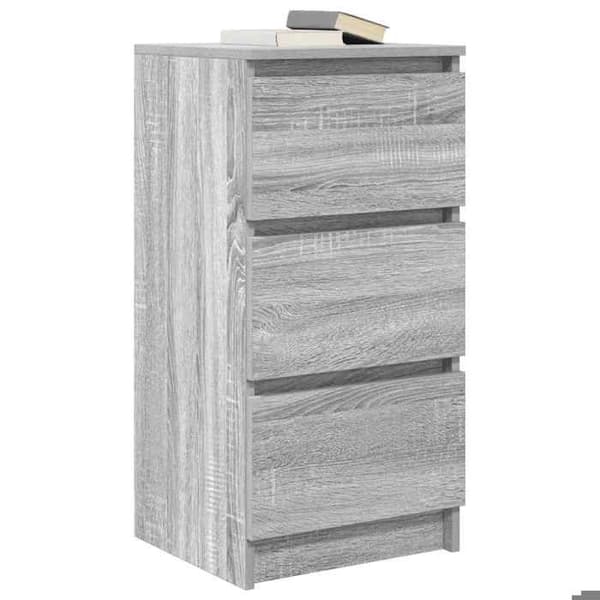 Maison Exclusive - Buffé Sonoma grå 37,5x35x76 cm ingenjörsträ