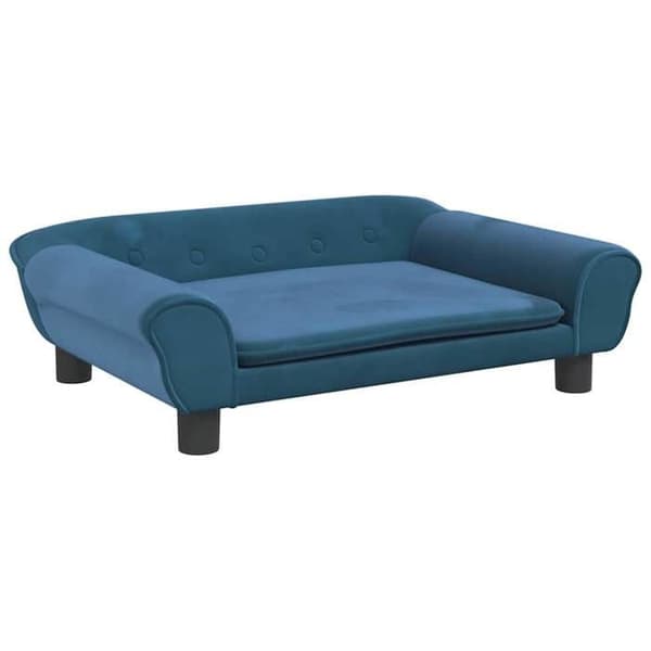Maison Exclusive - Sininen koiranpeti 70x48x22 cm samettia Blå