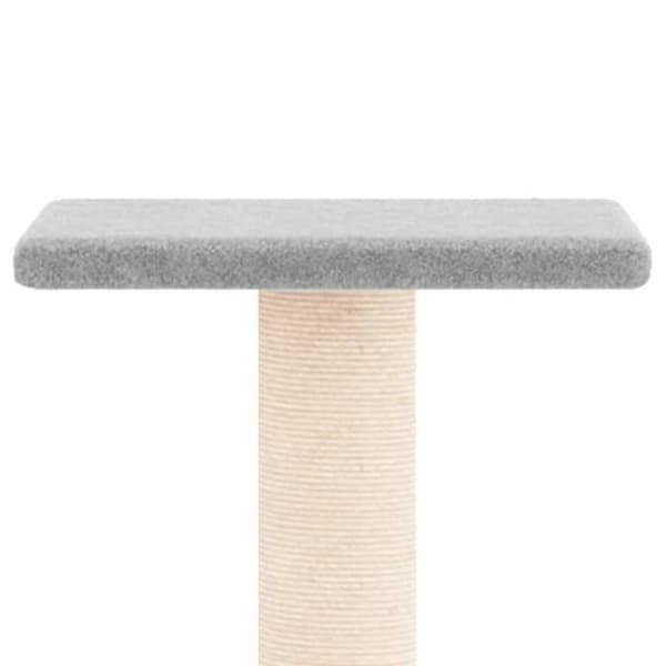 Maison Exclusive - Katte træ med sisal kløer i lys grå 73 cm ljusgrått