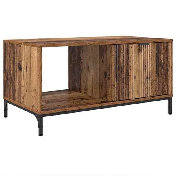 Soffbord - EXKLUSIV HEM - 90 x 49 x 46 cm - Ingenjörsträ - Rektangulär - Modern brun