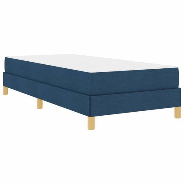 Sengestel med madras - EKSKLUSIV HUS - Box Spring - Blå - 80 x 200 cm - Madras med pocketfjedre Blå