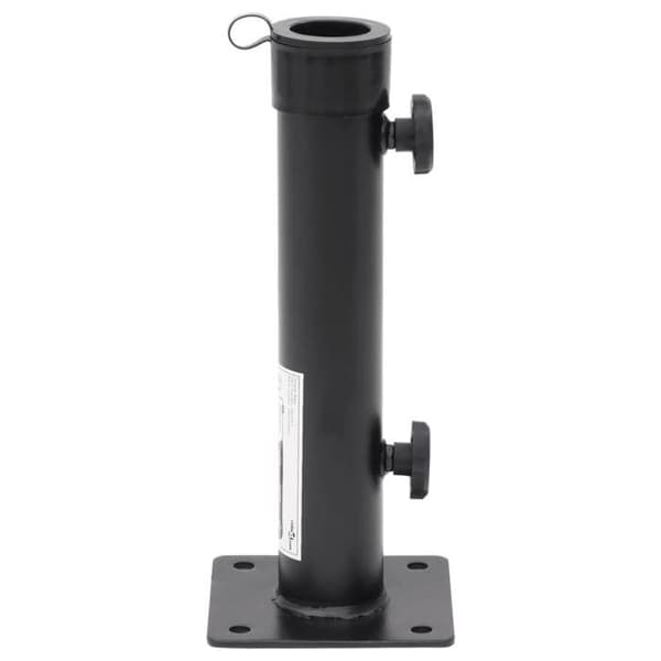 Maison Exclusive - Parasolbas för mast Ø38/48 mm svart matt stål