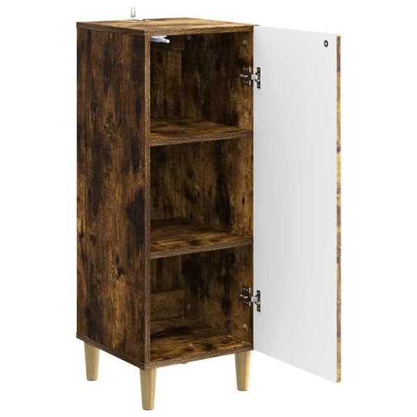 Maison Exclusive - Buffé Ek rökig 33 x 34,5 x 90 cm Ingenjörsträ