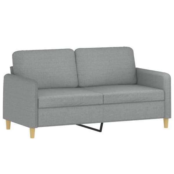 Maison Exclusive - 2-personers sofa i lys grå 140 cm stof