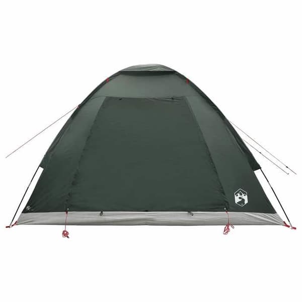 Maison Exclusive - Campingtelt til 4 personer Grøn army Polyester og Stål