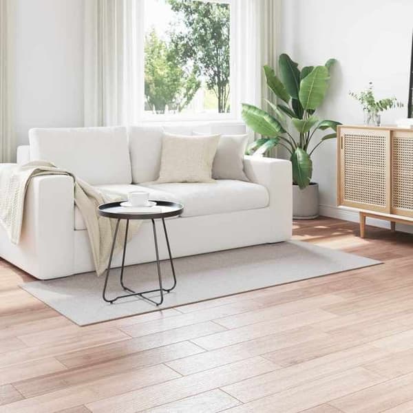 Maison Exclusive - LUGO Sisustustyyny Kermanvalkoinen ja harmaa 80 x 200 cm Polyesteri