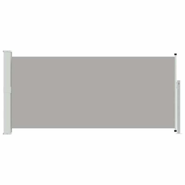 Maison Exclusive - Fällbart sidotak 140 x 314 cm Grå Grå