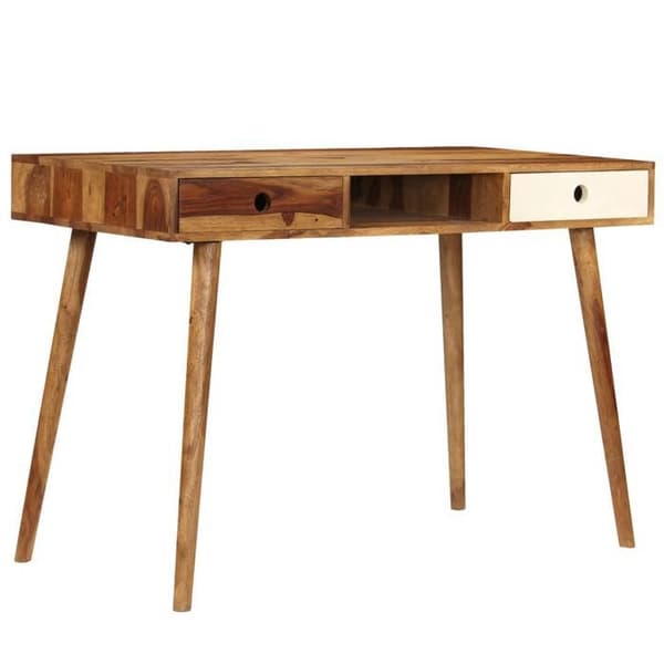 Maison Exclusive - Kontor 110 x 55 x 76 cm Solid Seshamträ Variabla färger (varierar från rum 