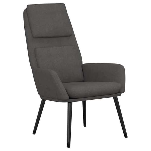 Maison Exclusive - Mörkgrå avkopplingsstol i tyg