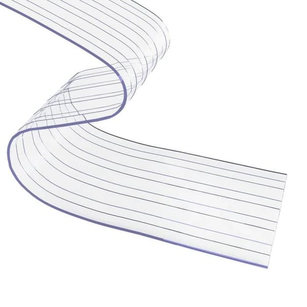 Maison Exclusive - Transparent dørgardin 200 mmx1,6 mm 10 m PVC Transparent