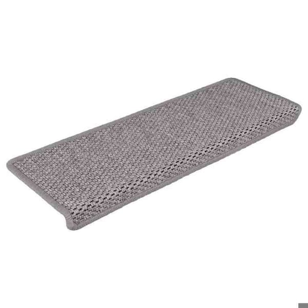 Maison Exclusive - Selvklæbende trappetæpper 30 stk 65x21x4 cm sølv