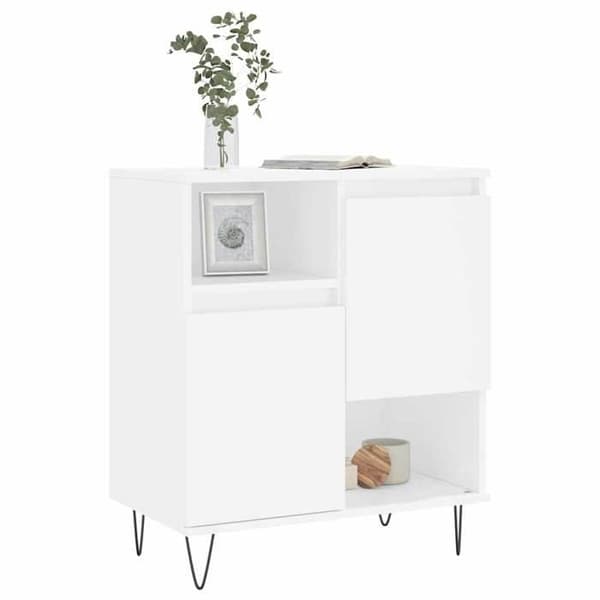 Maison Exclusive - Hvid Buffet 60x35x70 cm Ingeniørtræ