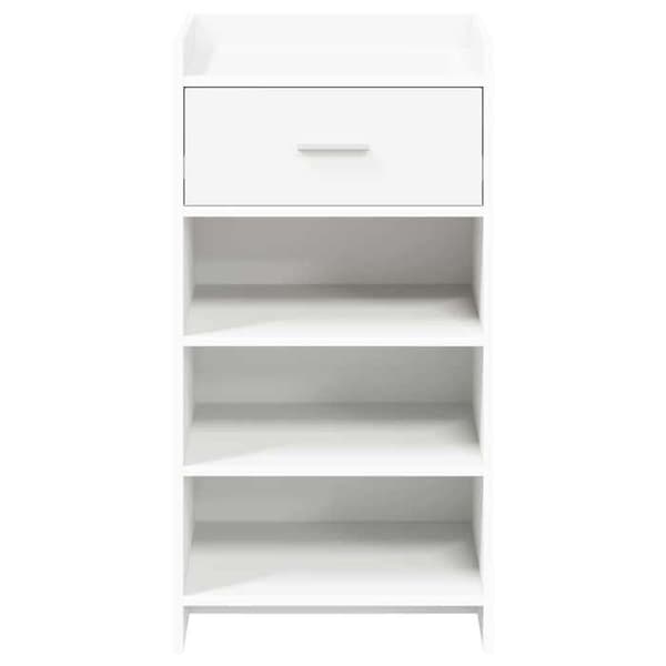 Maison Exclusive - Skoskåp Vit 48 x 36 x 92 cm Ingenjörsträ Vit