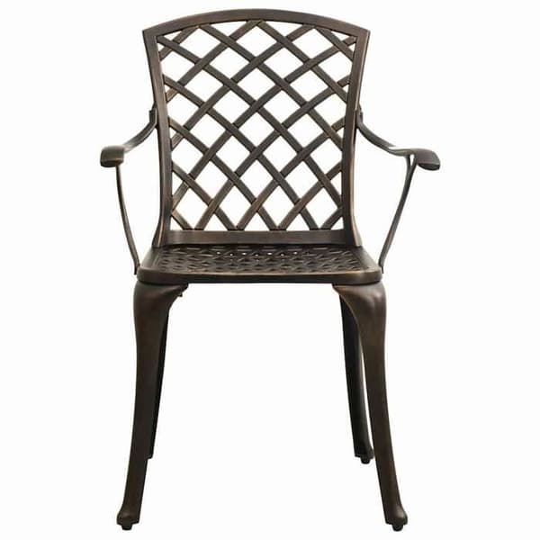 Maison Exclusive - Bistro sæt 3 stk Aluminium støbt Bronze Brons