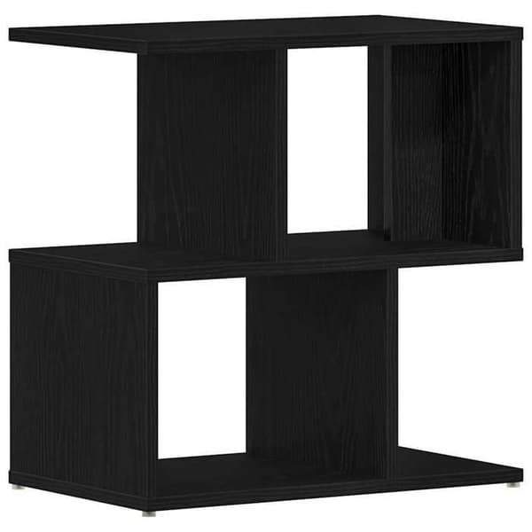 Maison Exclusive - Natbord 2 stk Sort eg 50 x 30 x 51,5 cm
