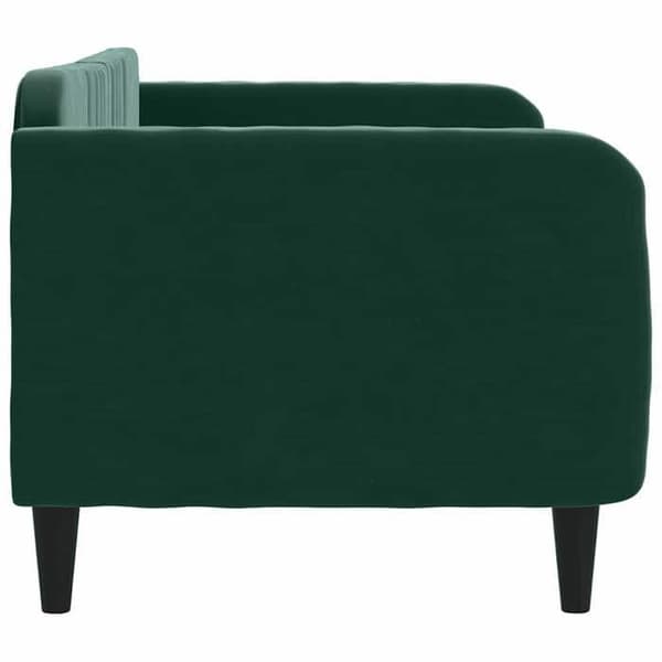 Maison Exclusive - Sängsoffa utan madrass mörkgrön 80x200 cm sammet Mörkgrön