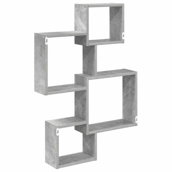 Maison Exclusive - Vægmonterede Cube Hylder Grå Beton