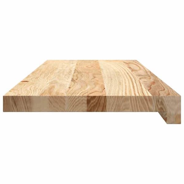 Trappe - EKSKLUSIV HUS - Ubehandlet massivt egetræ - 12 stk - 70x25x2 cm - Brun