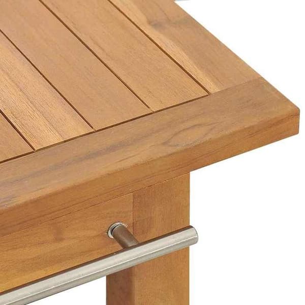 Maison Exclusive - Badmöbel i massivt teakträ 132x45x75 cm
