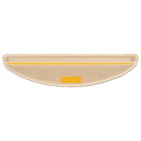 Maison Exclusive - Trappe tæppe 15 stykker 56 x 17 x 3 cm Sølv Halvrund Pengar