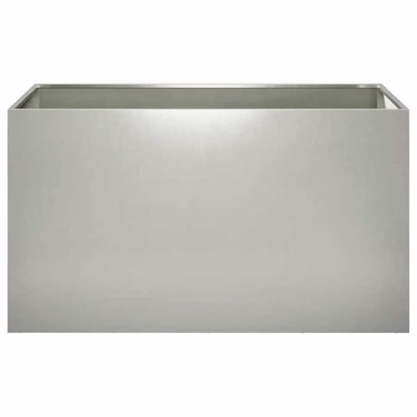 Maison Exclusive - Trädgårdskrukor 2 st Silver 100 x 50 x 50 cm