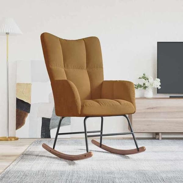 Maison Exclusive - Brun Velour Gungstol
