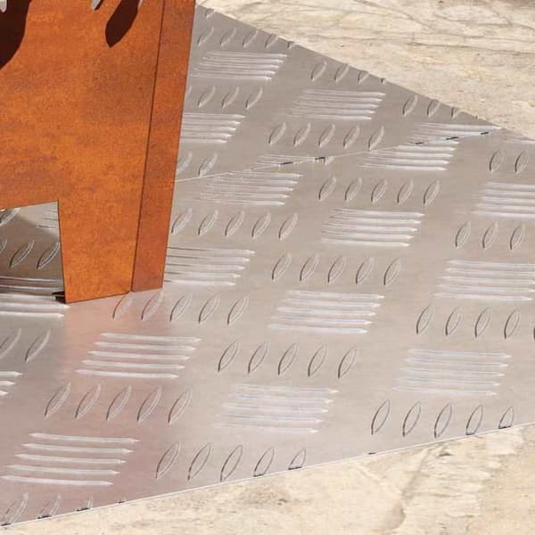 Maison Exclusive - Nez de marche 2 pc 90 x 40 cm Silver Aluminium Rektangulär Silverfärgad (aluminium)