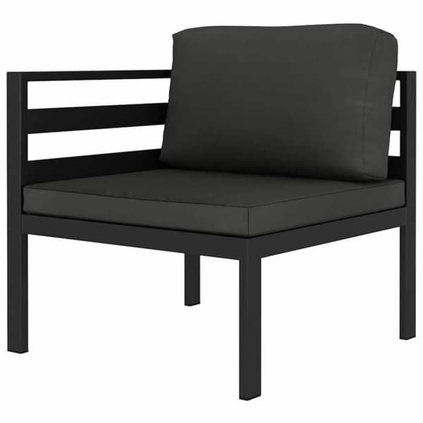 Maison Exclusive - Trädgårdsmöbler 8 delar med kuddar Aluminium Antracit